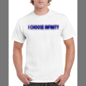 I Choose Infinity - Gildan Regular White Mens T Shirt SPECIAL