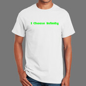 I Choose Infinity Green - Men's 'Gildan' Slim T-Shirt