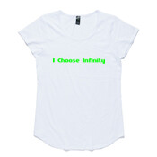 I Choose Infinity Green - Women's Mali Boutique Capped Sleeve - best seller