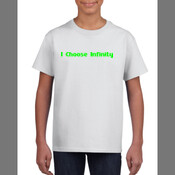 I Choose Infinity Green - Youth Unisex T Shirt